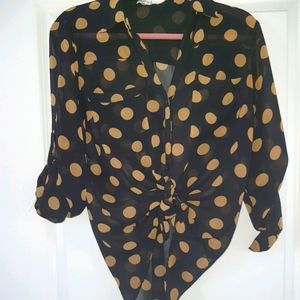 Polka Dot Blouse